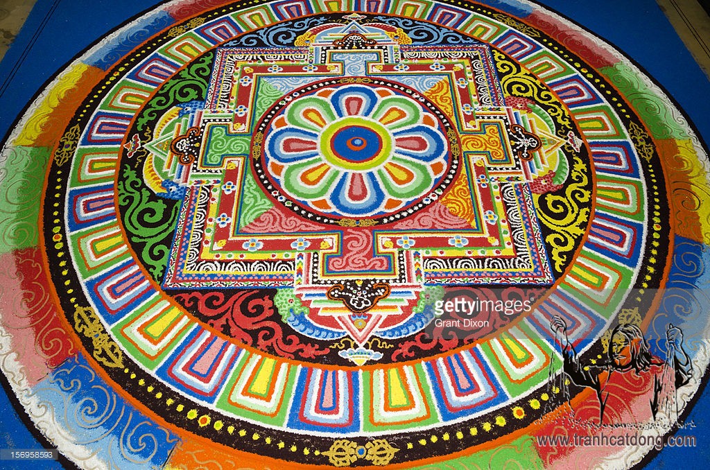 Tranh cát  Sand Mandala