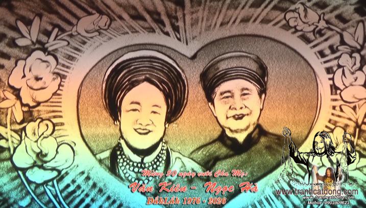 Tranh cát biểu diễn